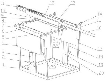 A clip-type splitting rod installation device