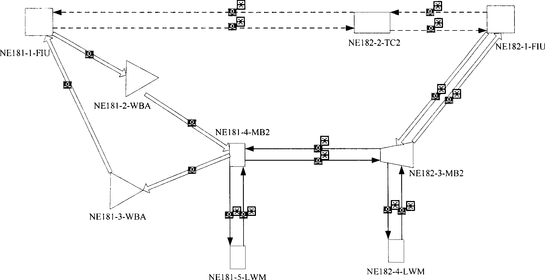 Method, system and client equipment for obtaining optical fiber signal flow information of optical network