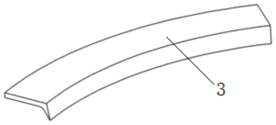 Composite conical section forming die pressurized by using soft die