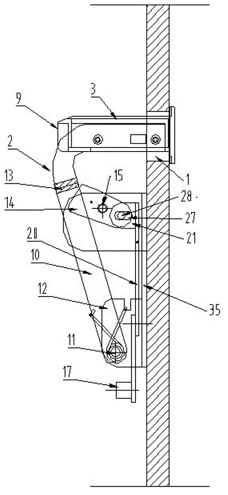 Concealed keyboard device of electronic lock