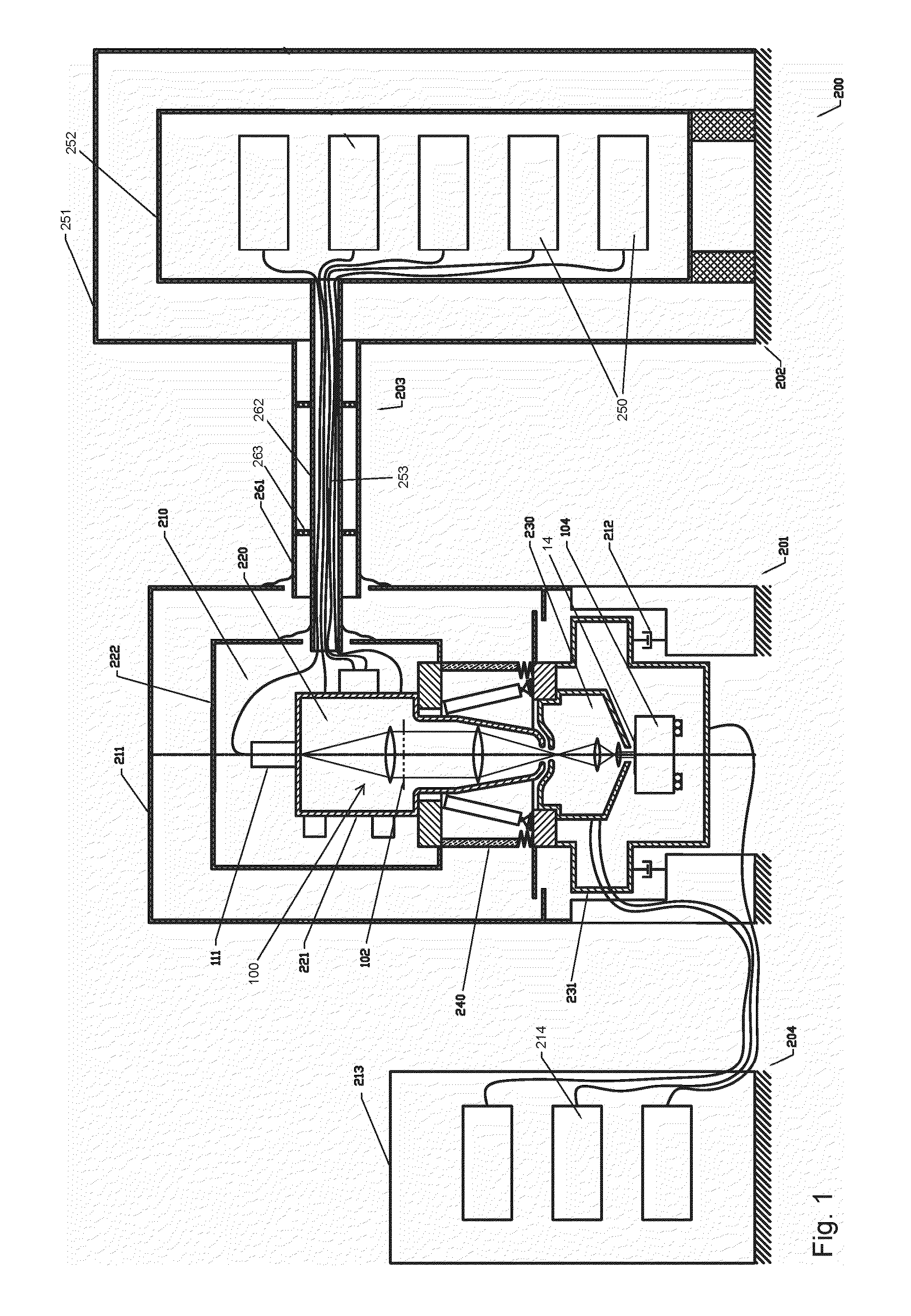 High-voltage insulation device for charged-particle optical apparatus