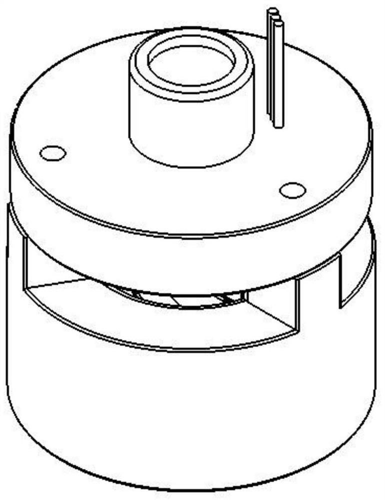 Missile-borne axial wind energy collecting and converting device and missile-borne power supply