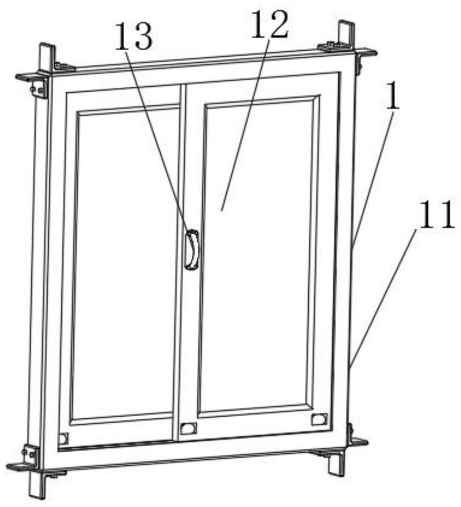 Ash removal device for sliding door