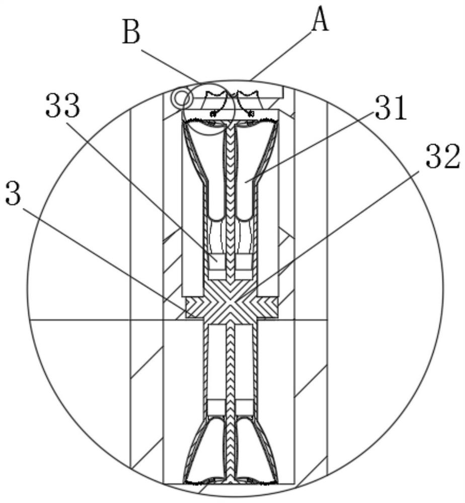 Ash removal device for sliding door