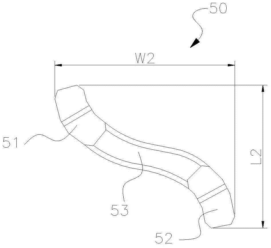 Fat tire tread pattern structure