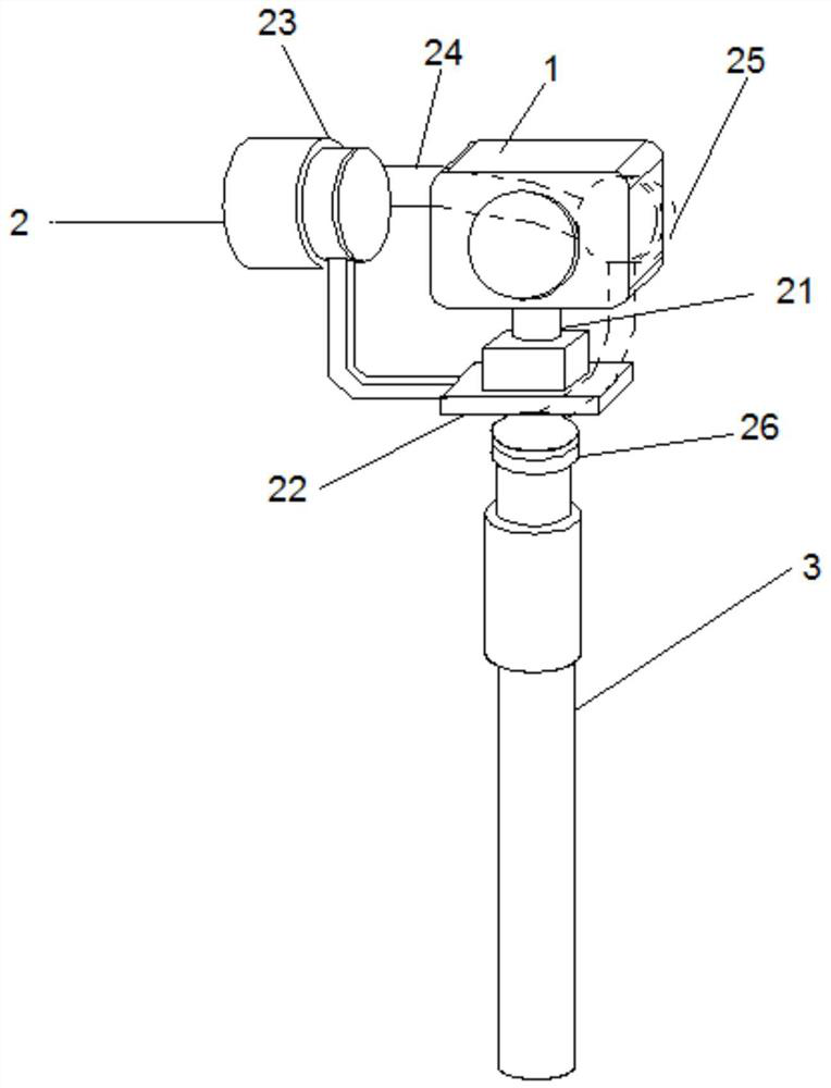 Intelligent three-dimensional information acquisition device with stable rotation