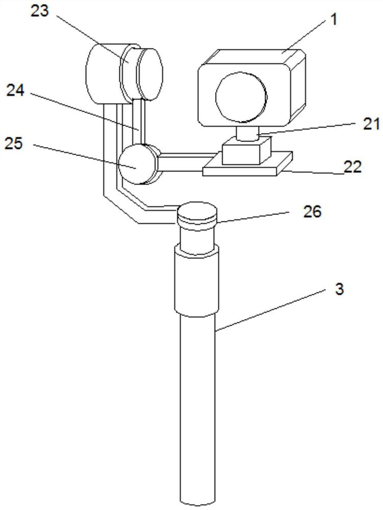 Intelligent three-dimensional information acquisition device with stable rotation