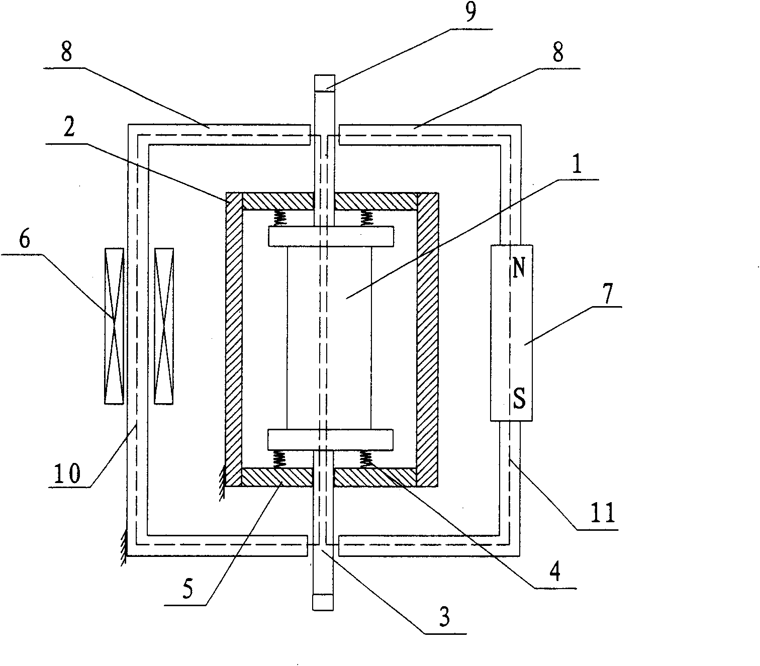 Magnetostrictor actuator