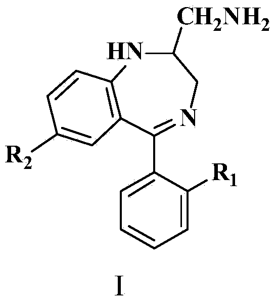 Method for preparing benzodiazepine compounds