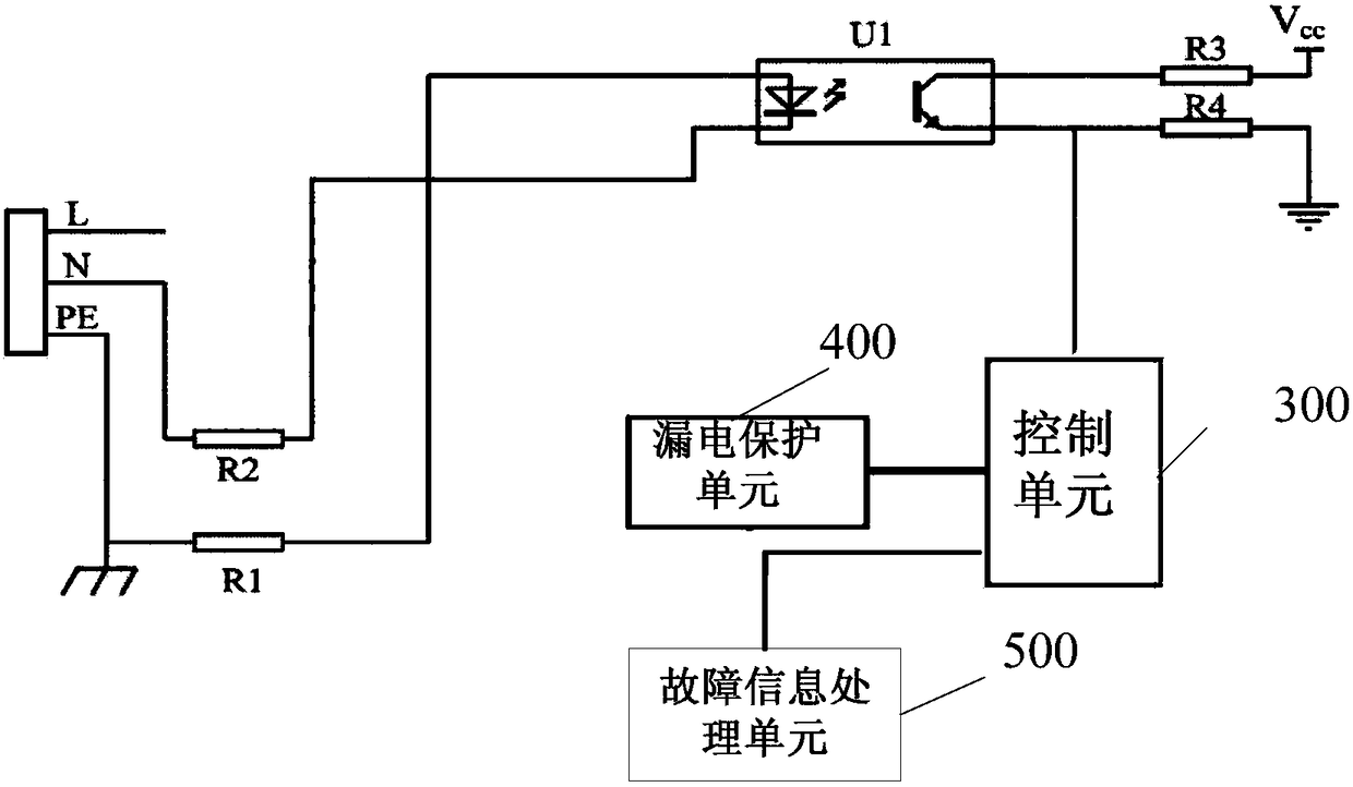 Electrical protection device for electric appliance and electric appliance