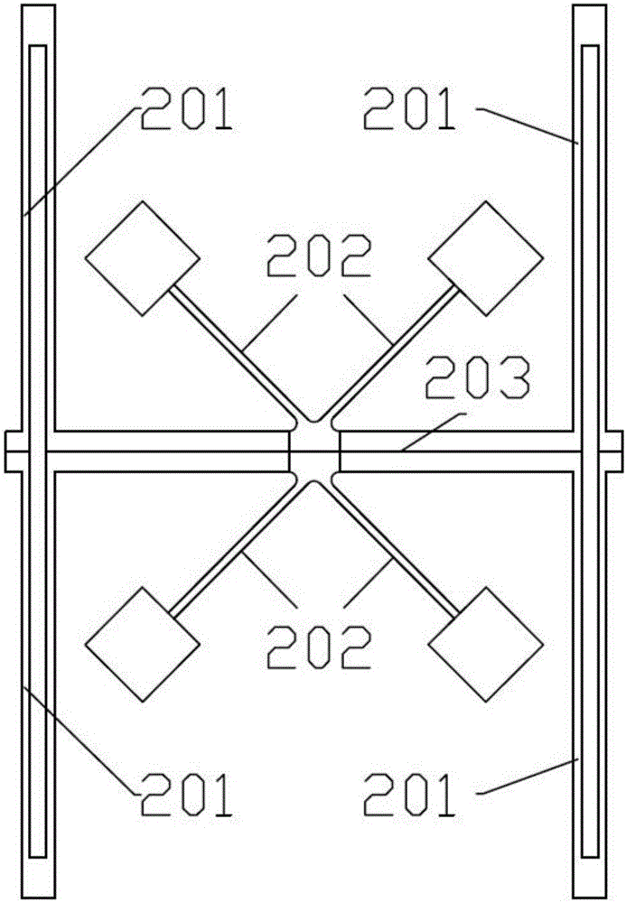 Double-mass-block tuning fork angular rate gyroscope with structure decoupling capacity