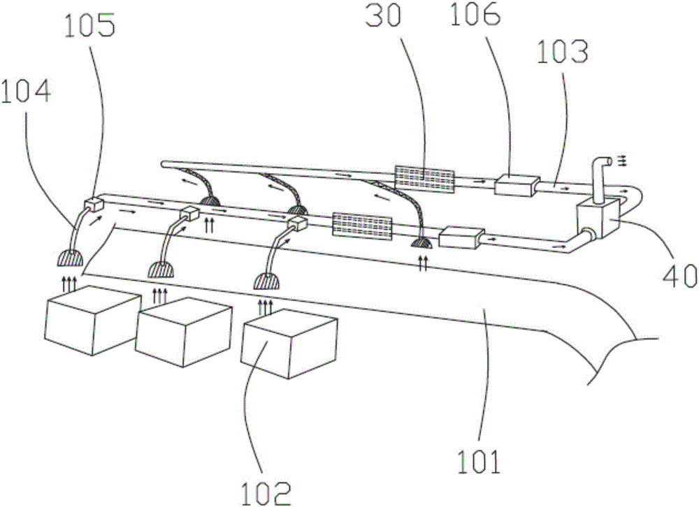 Bio-enzyme device and VOC (Volatile Organic Compounds) gas treating system with same