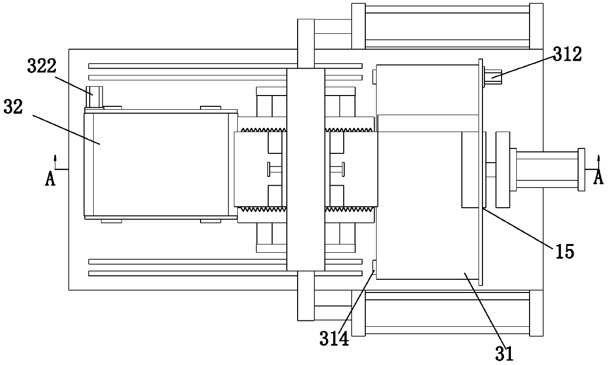 Sheet feeding and discharging device for car glass production