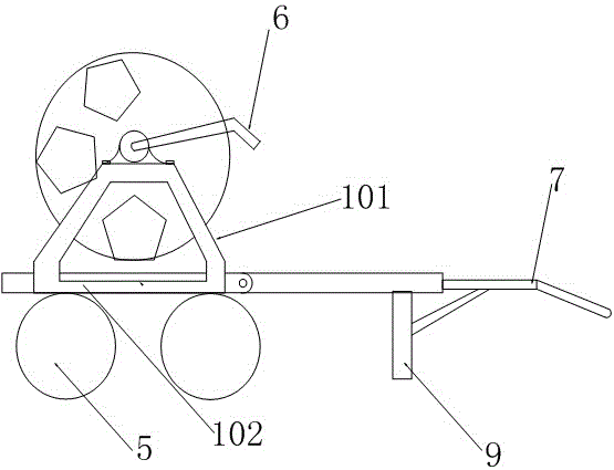 Cable reels for easy transport