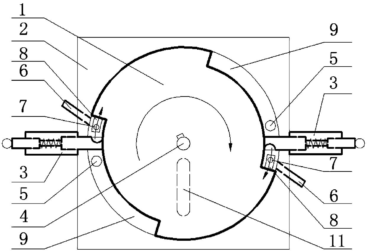 Disc engine drive device