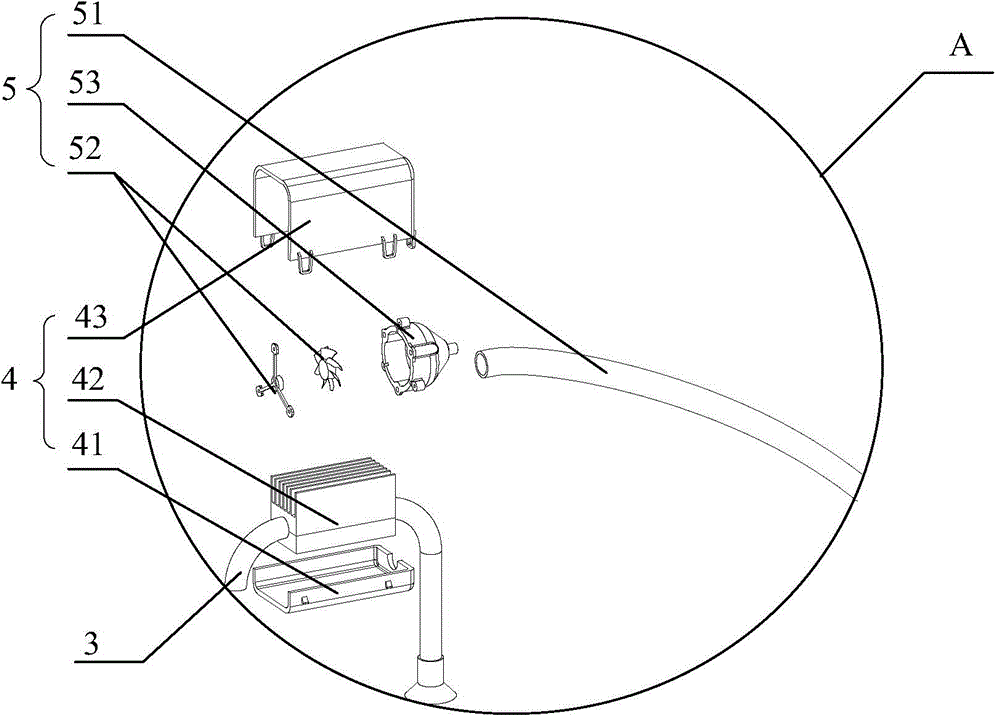 Outdoor unit defrosting device and air conditioner