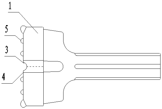 Drill bit for penetrating reinforced concrete high wind pressure down-the-hole drilling impactor