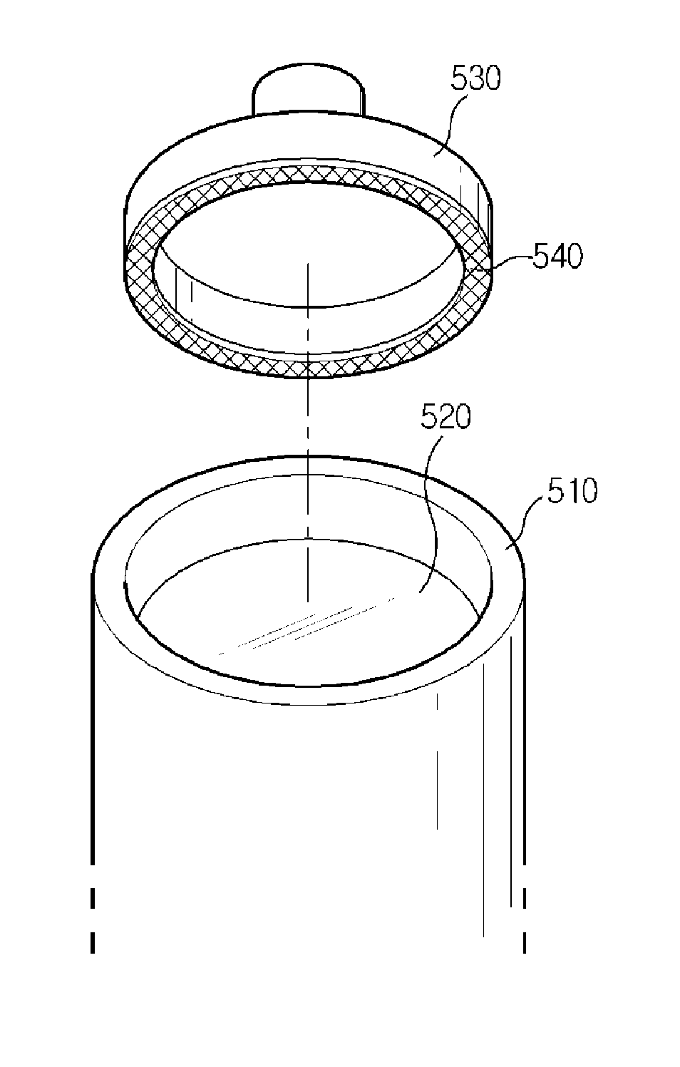 Lithium secondary battery without the need of gas removal process