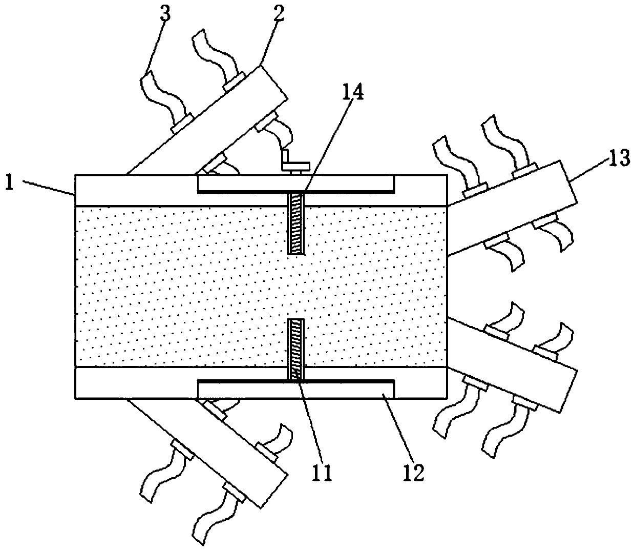 Neurosurgical operation treatment body position fixator