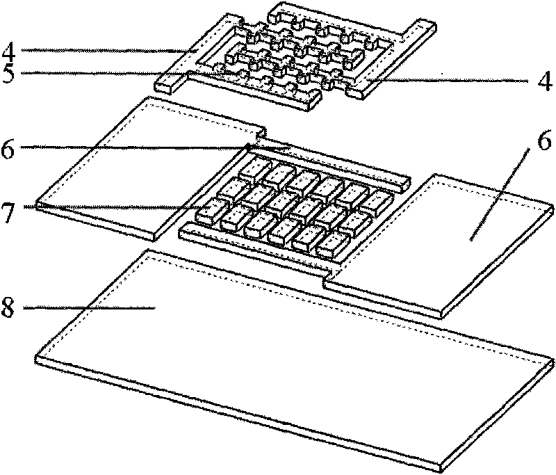 Cell electrofusion chip device based on micro-chamber array structure