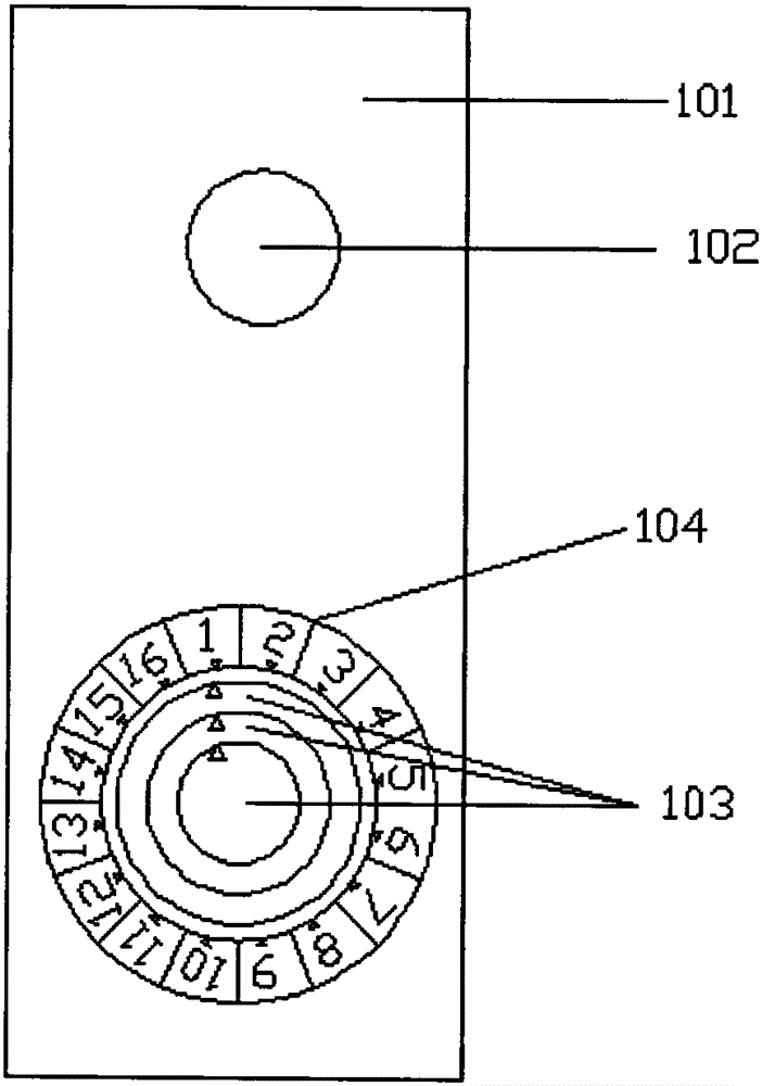 Mechanical coded lock