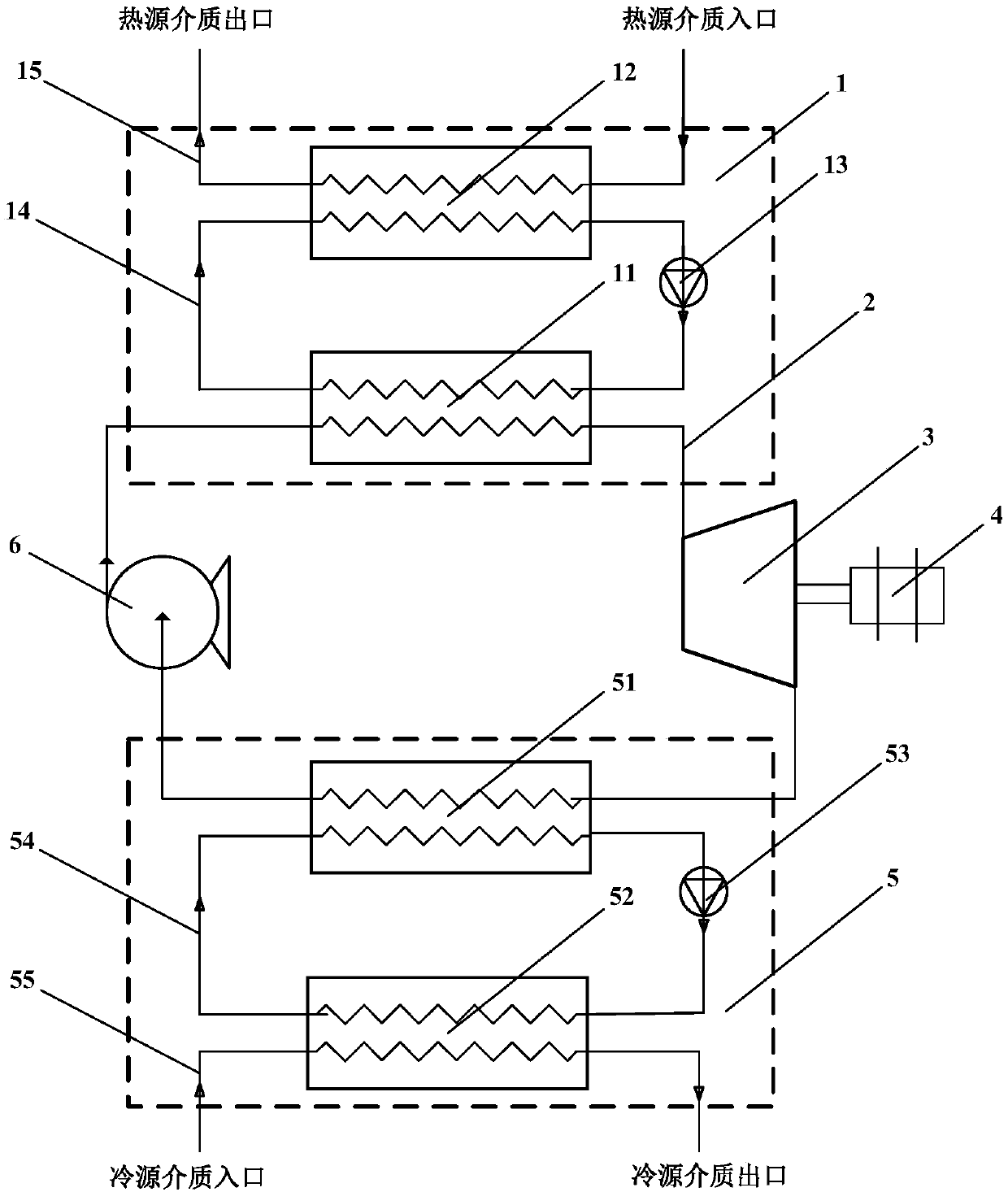 Organic rankine cycle power generation system