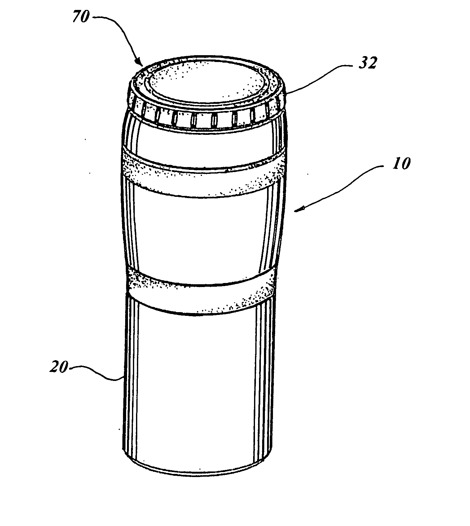 Protein supplement beverage shaker