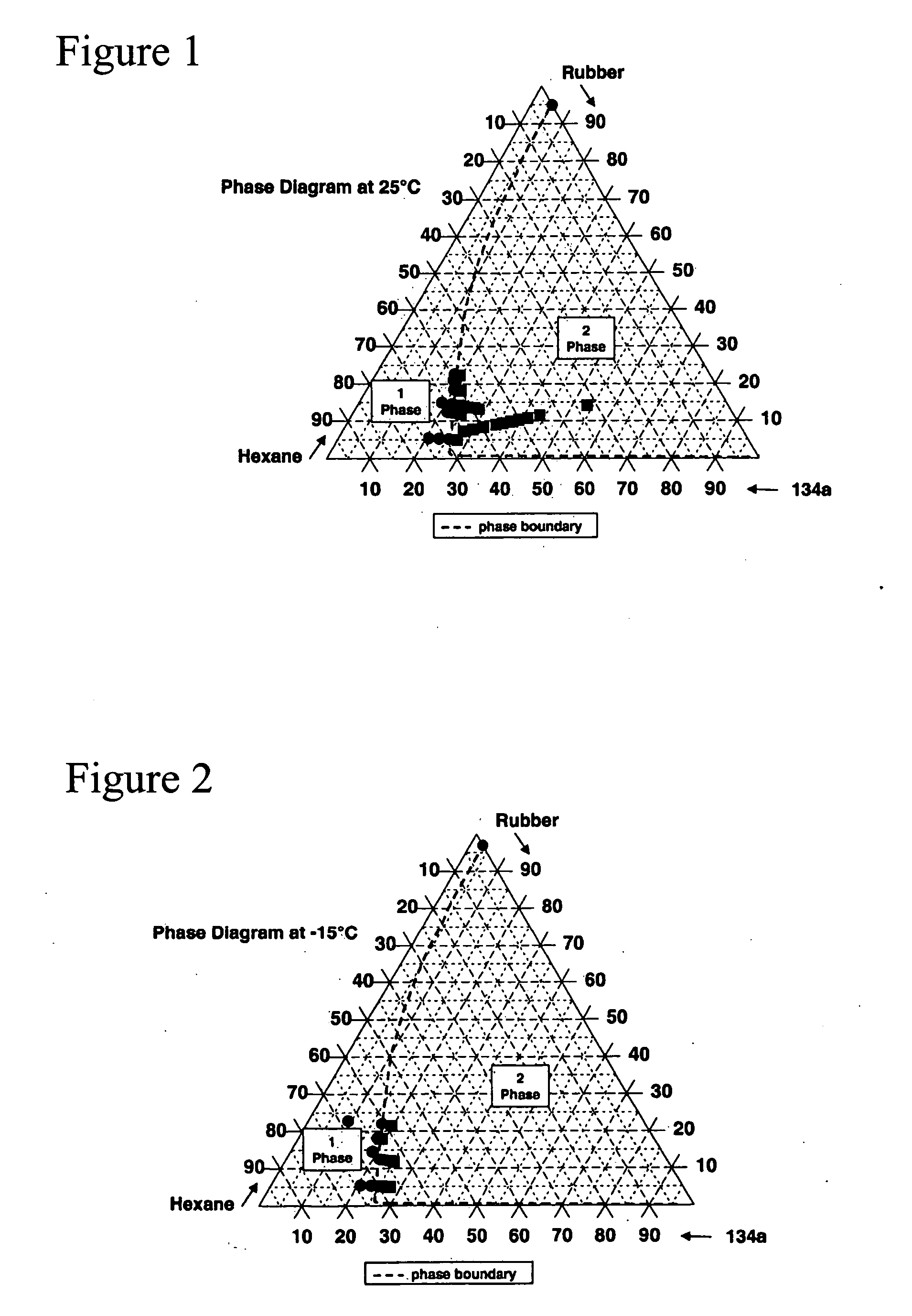 Phase separation process utilizing a hydrofluorocarbon