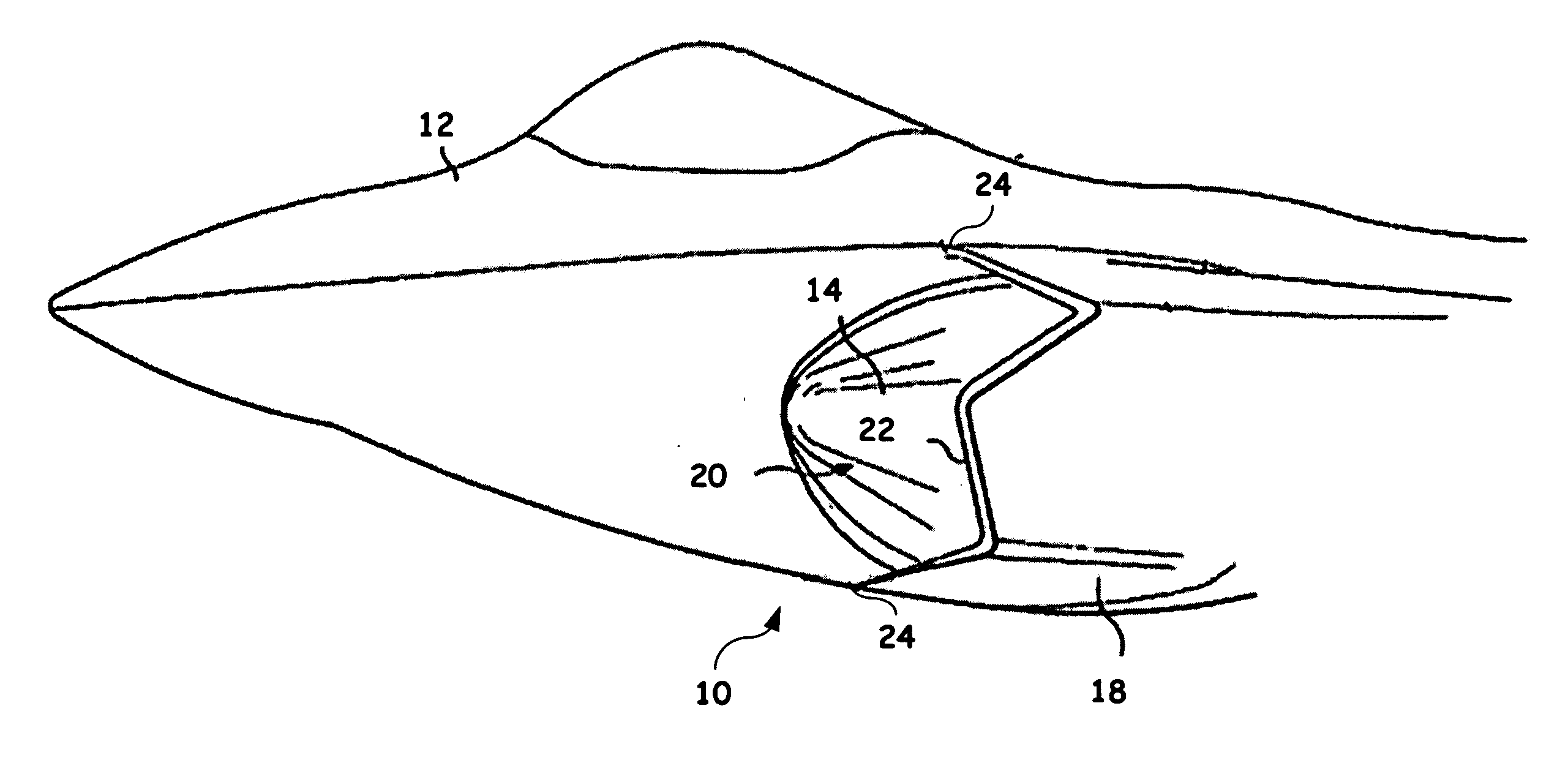 Method for streamline traced external compression inlet