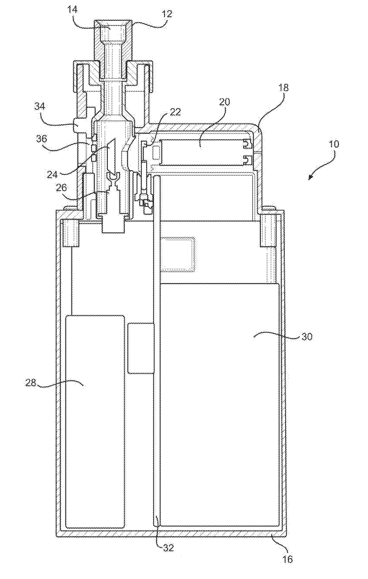 Heater element for a vaporization device