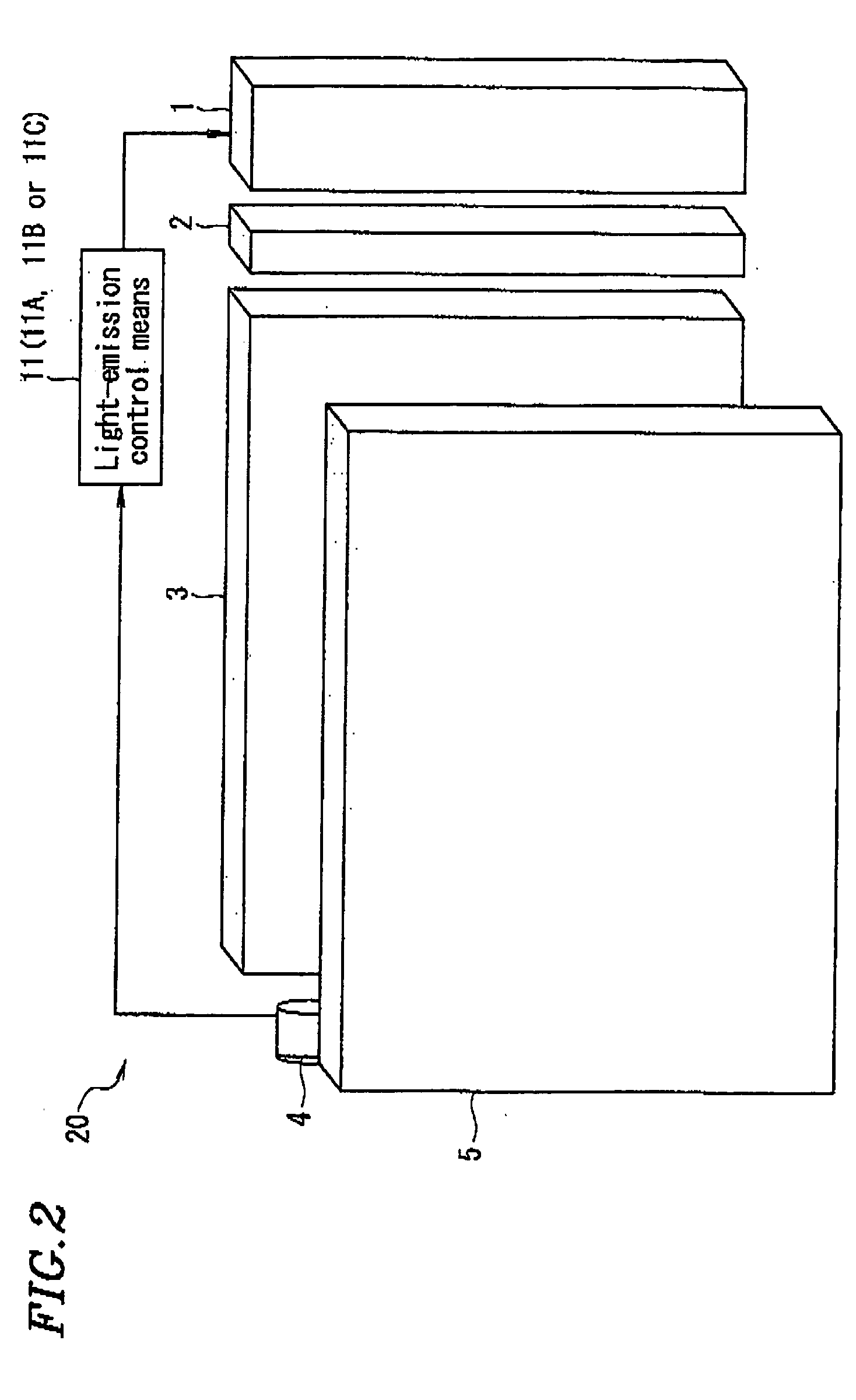 Light emitting device and display unit using the light emitting device and reading device