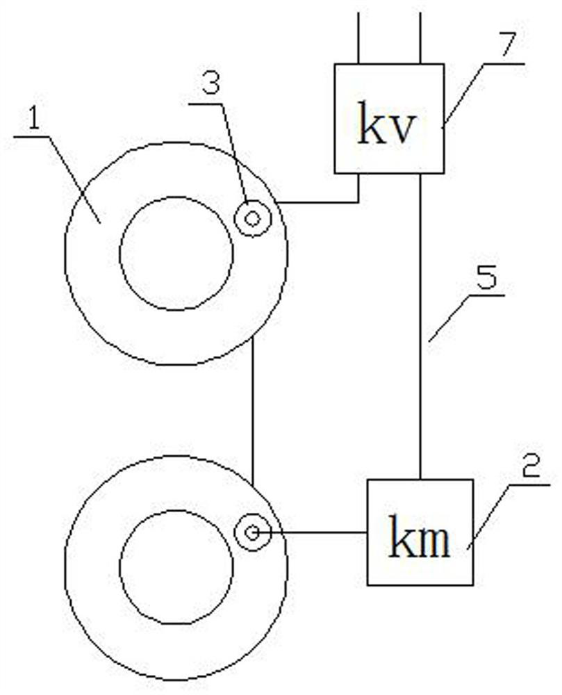 Power-off protection system for loosening of foundation bolts of hoisting equipment