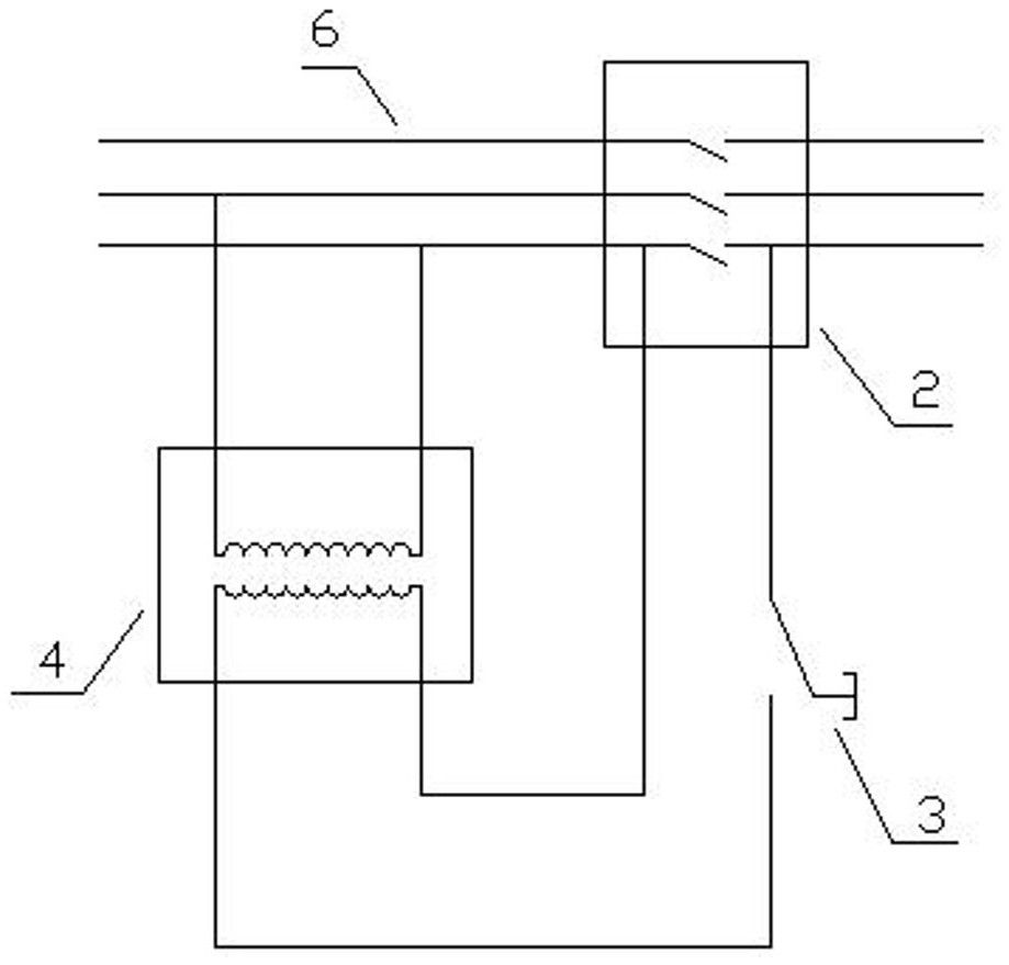 Power-off protection system for loosening of foundation bolts of hoisting equipment