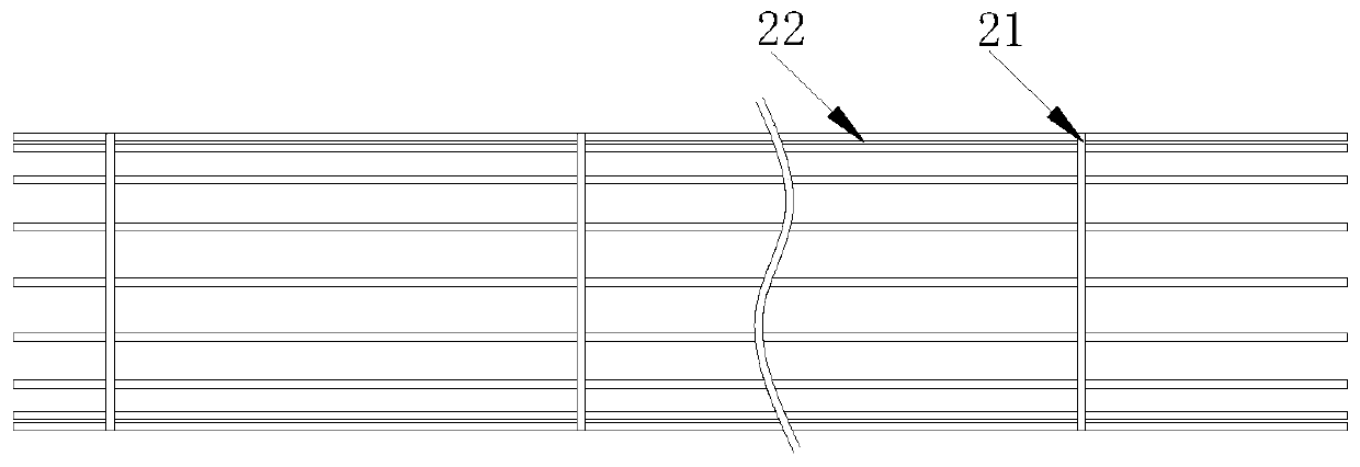 Filtering structure and preparation method of filtering structure