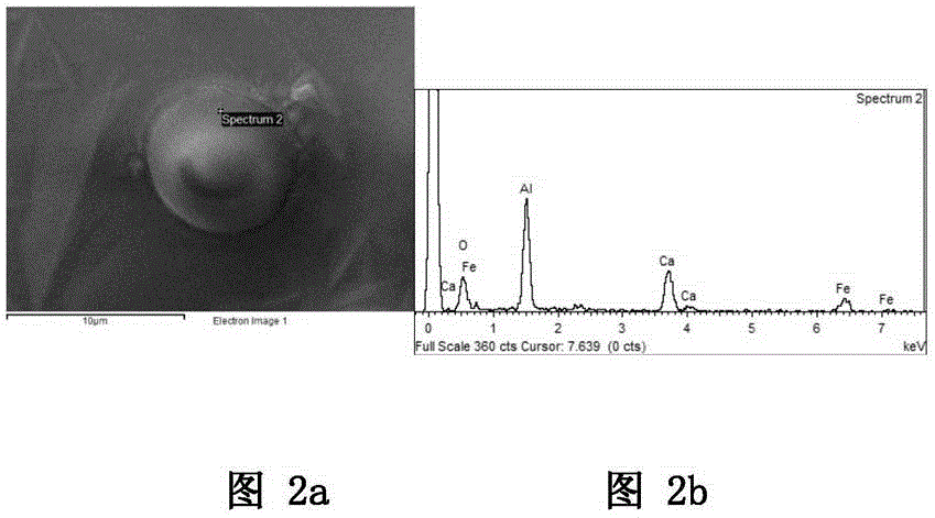 Experiment method for realizing in-situ observation on inclusion in bearing steel liquid