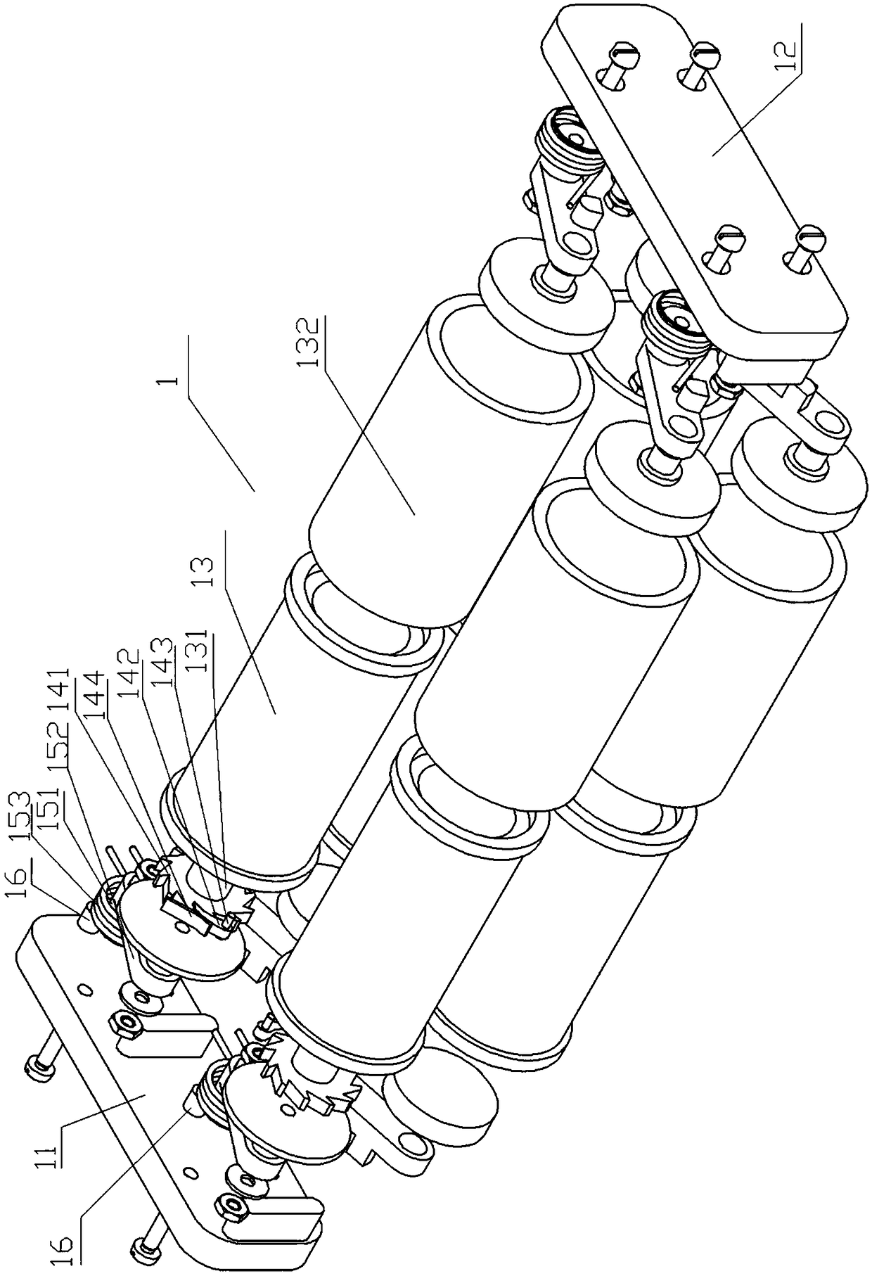 An anti-swing multifunctional stabilizing device, a lamp and a storage rack