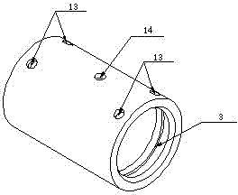 Outside diameter sizing sleeve for steel wire mesh skeleton plastic composite pipe