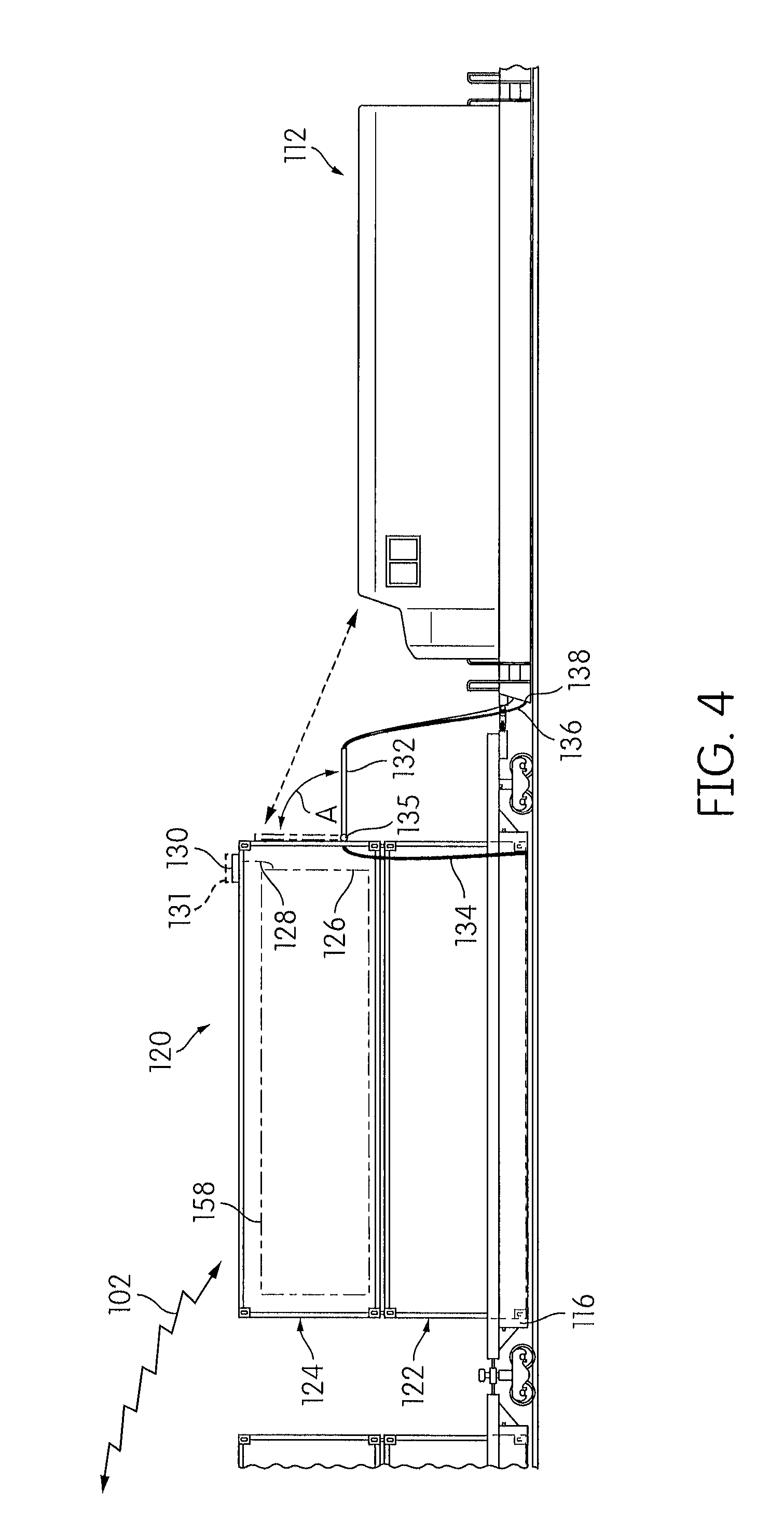 Containerized locomotive distributed power control