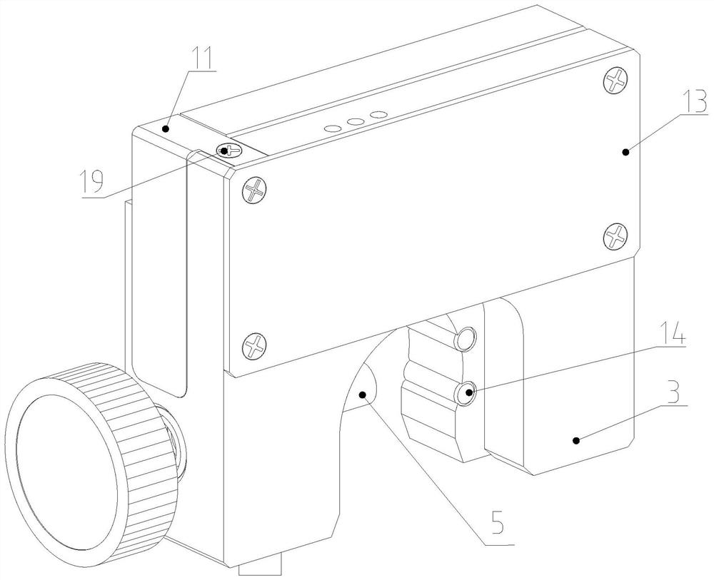 Indicator diagram sensor structure