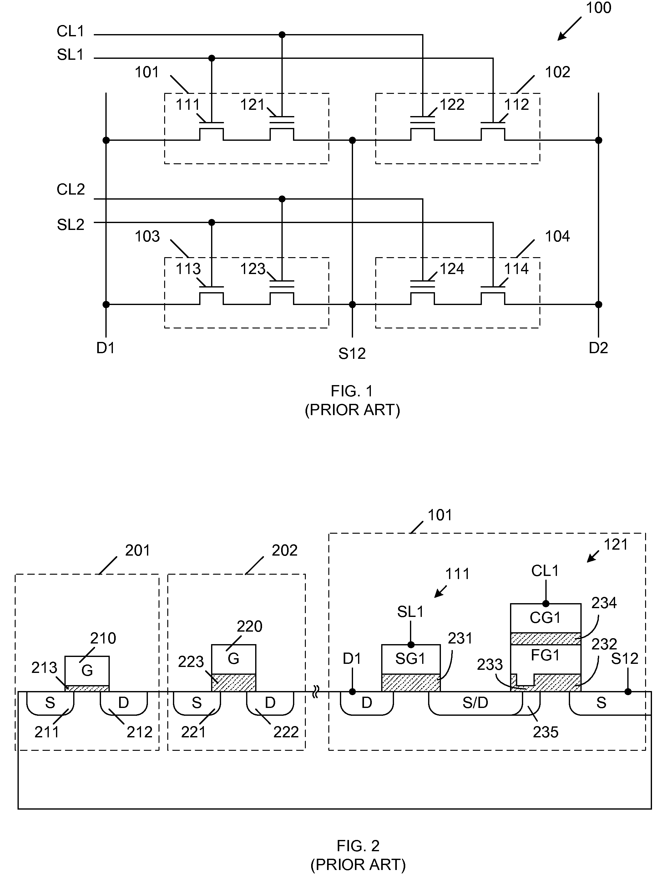 Scalable electrically eraseable and programmable memory