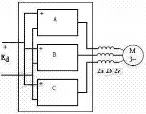 Soft switching of three-phase inverter circuit and method thereof