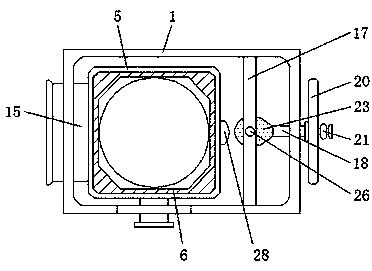 Oil and water impurity separating processing device for petrochemical industrial machine