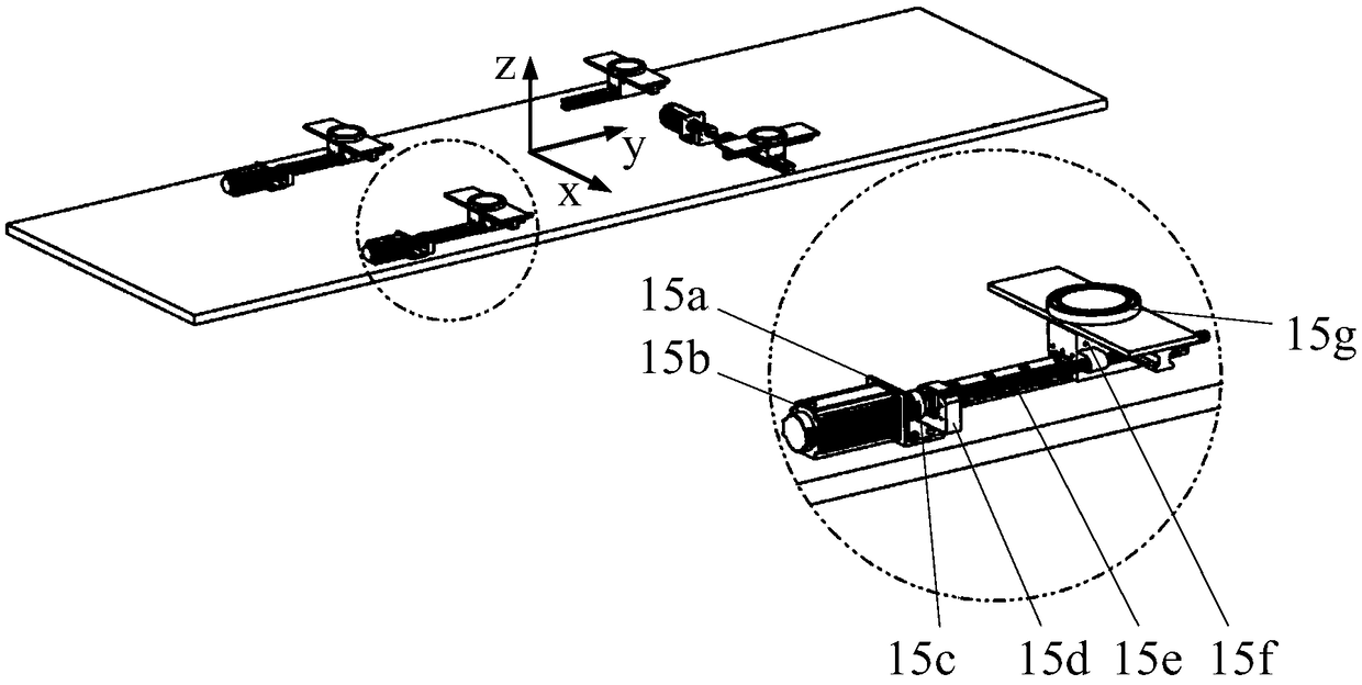 Horizontal filling equipment for missile encasement