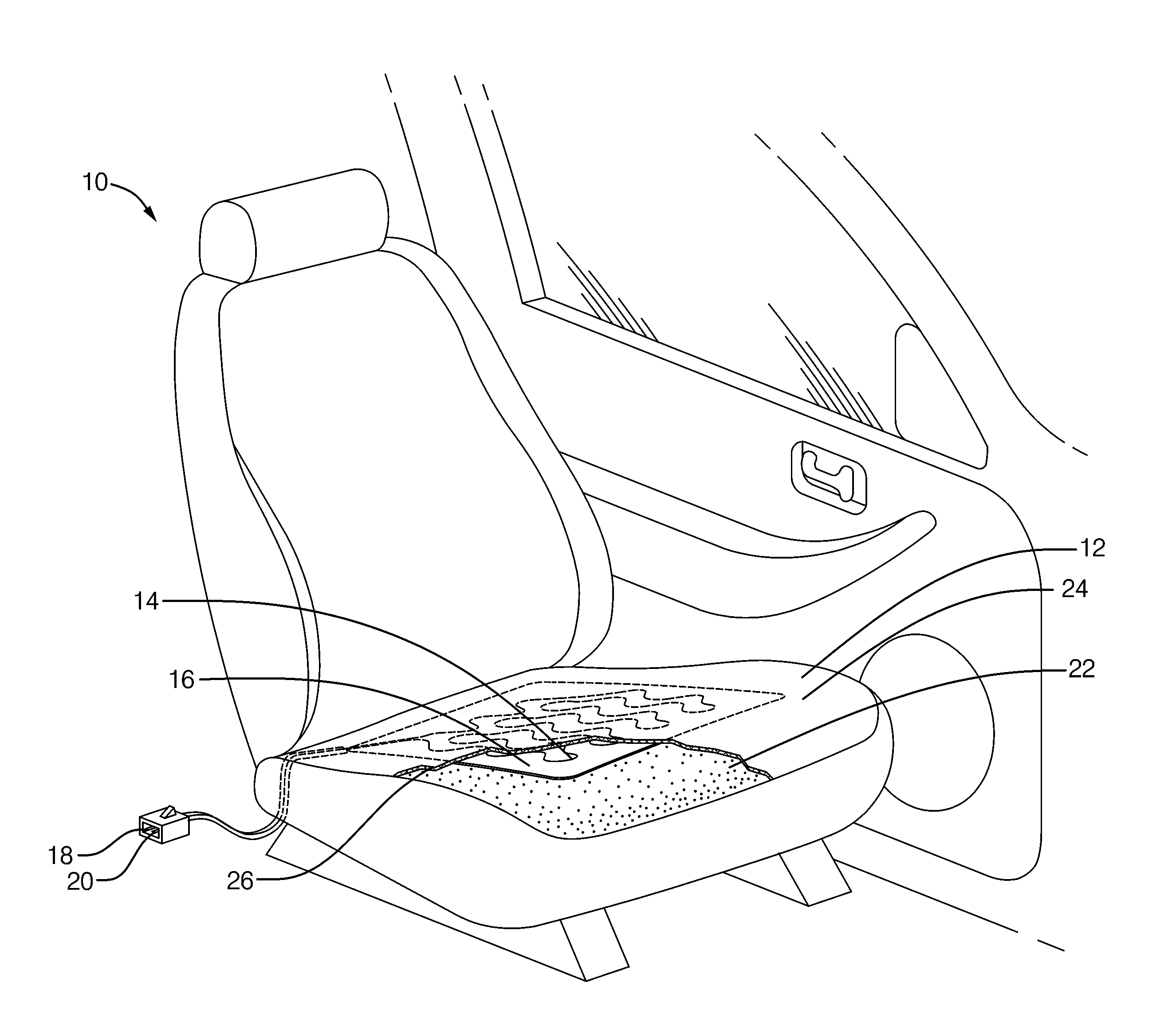 Seat Assembly Having Seat Heating and Occupant Detection