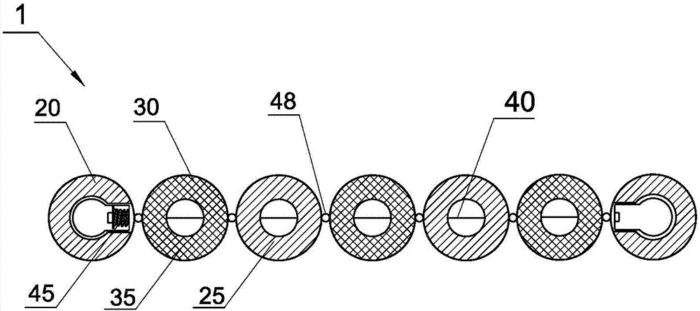 Multi-segment cleaning device