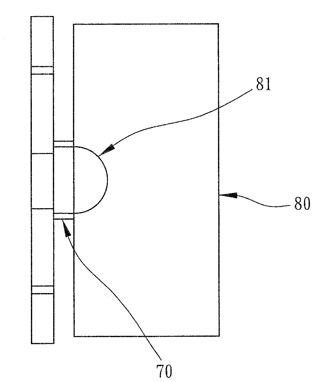 Package, light uniformization structure, and backlight module using same