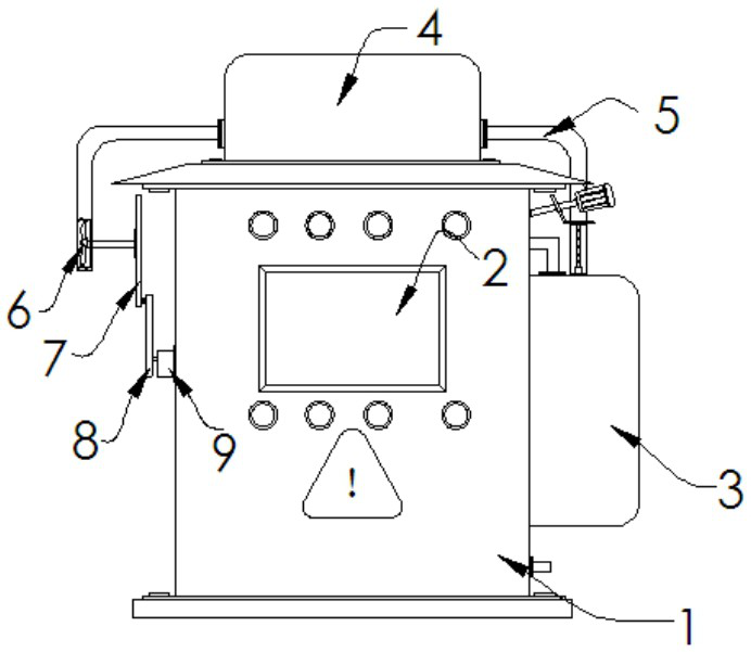 Self-heat-dissipation outdoor electric power control cabinet