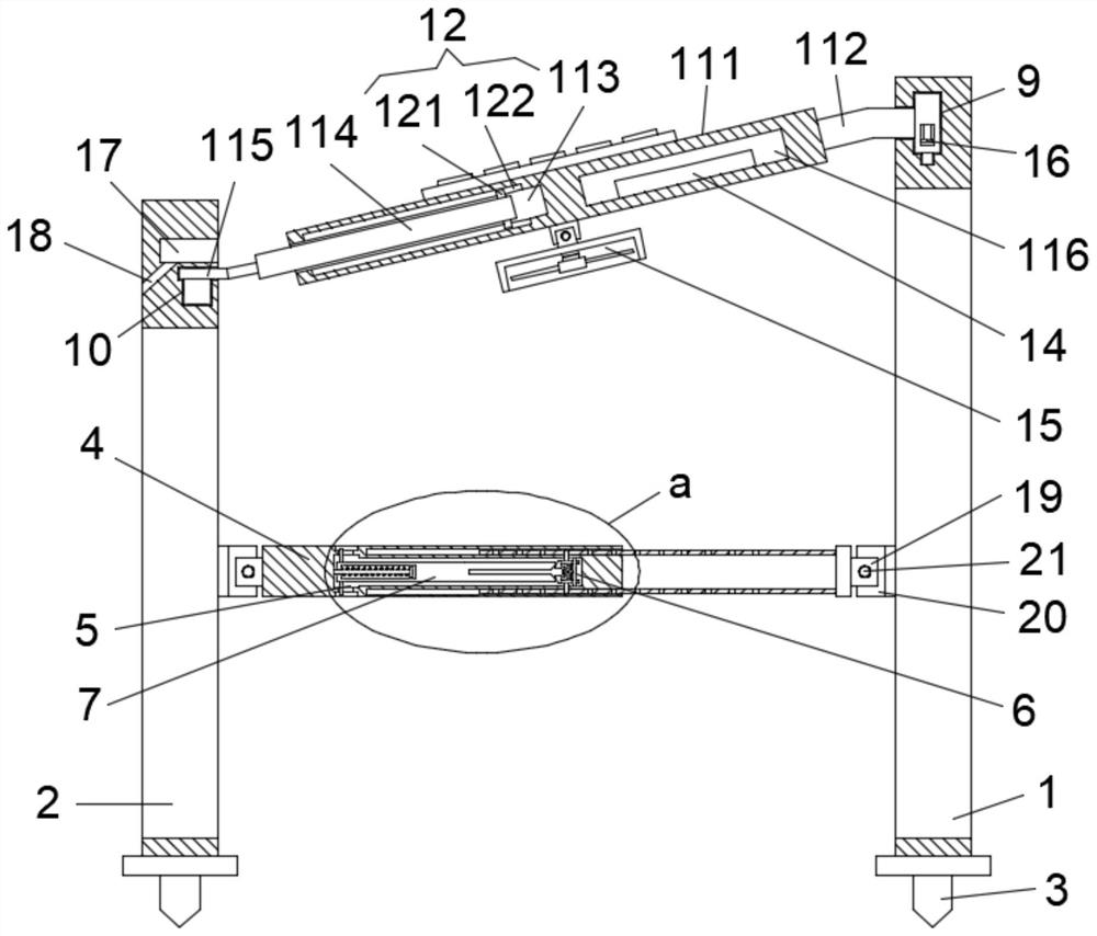 Rest sunshade for building construction