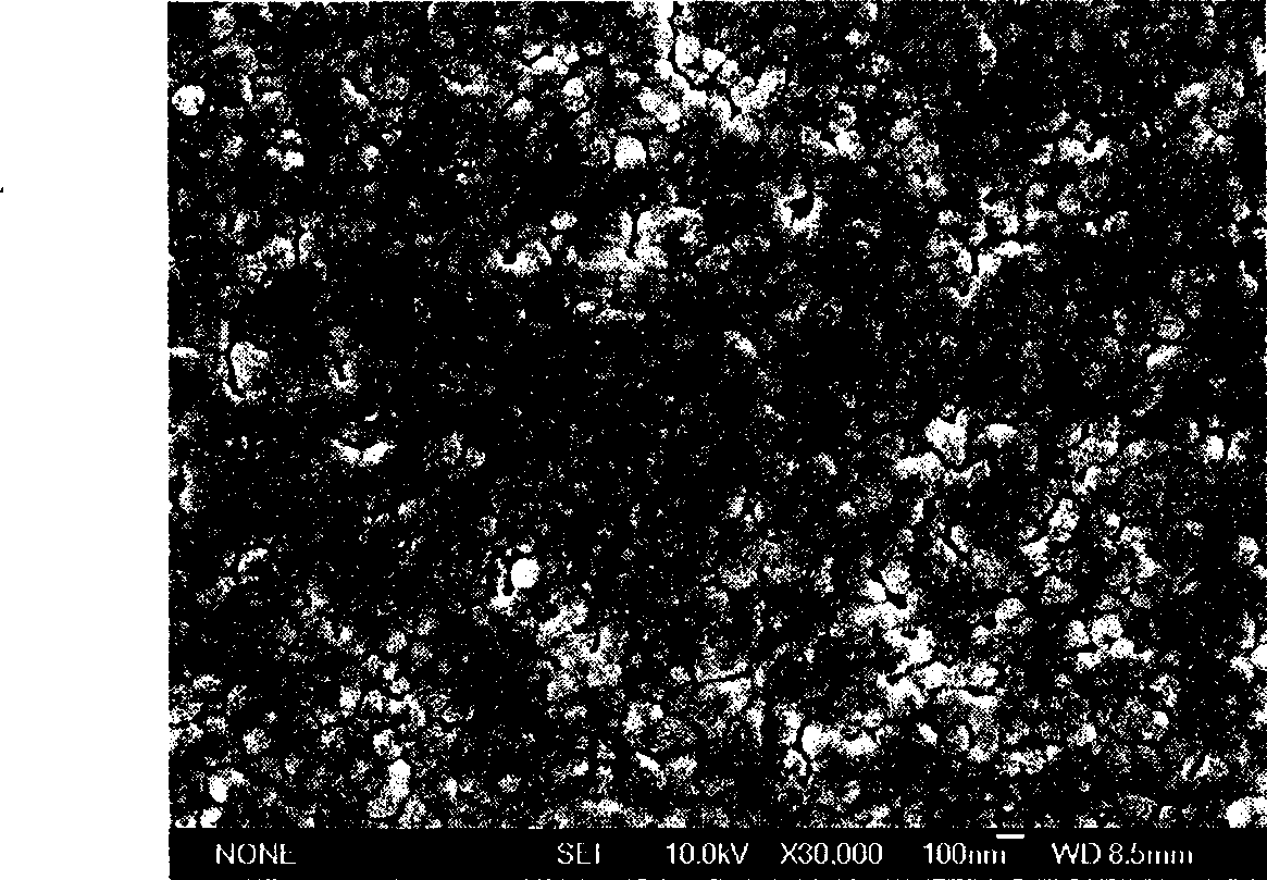 Cerium-doped nanometer barium ferrite thin film and method for making same