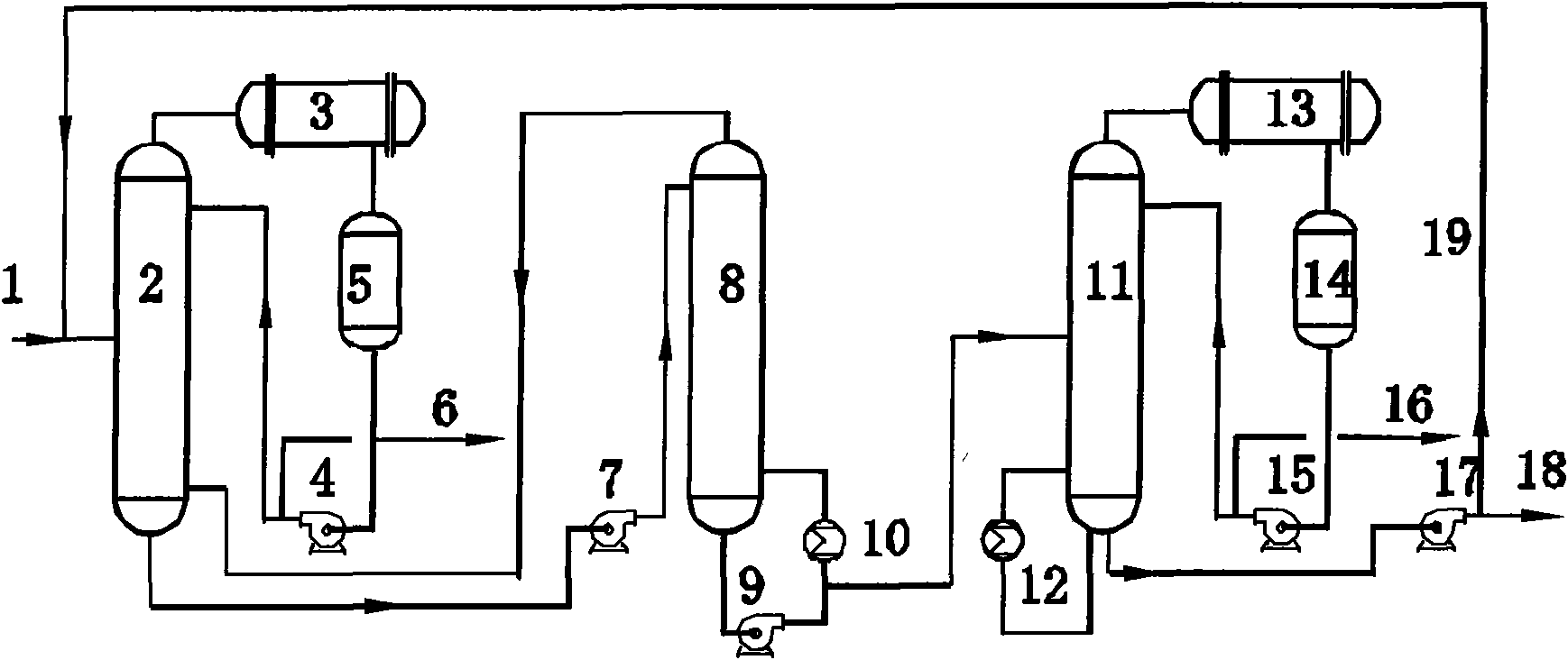 Fiber-level high purity silicon tetrachloride continuous azeotropy lightness removing rectification method